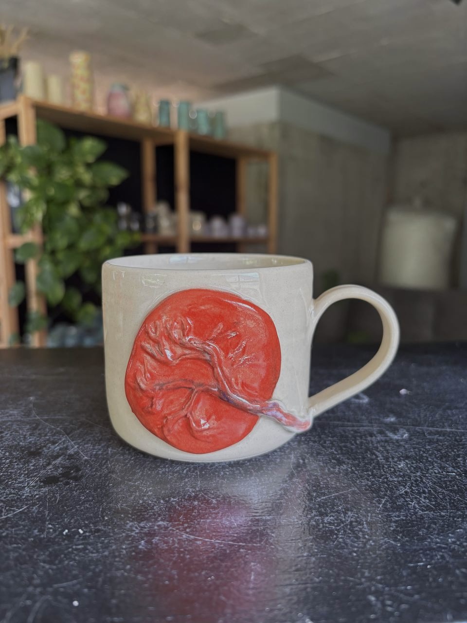 Plazenta-Tasse Handgetöpfert 🌸